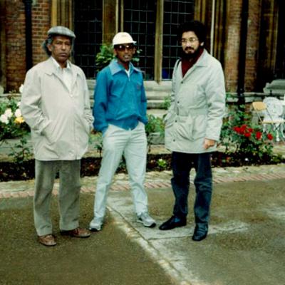 7 With Late Dr. Saman Kelegama And Udayana At Oxford